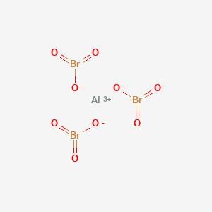 molecular formula AlBr3O9 B081225 Hexaaquaaluminum(III) bromate CAS No. 11126-81-1