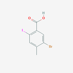 5-Bromo-2-iodo-4-methylbenzoic acid