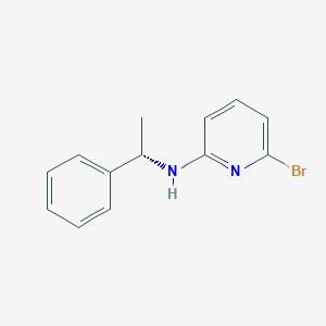 molecular formula C13H13BrN2 B8122617 (S)-6-Bromo-N-(1-phenylethyl)pyridin-2-amine 