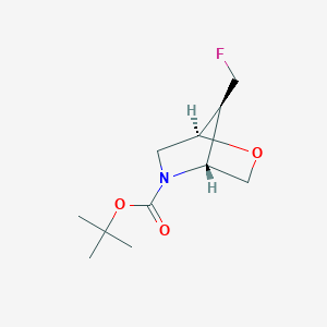 tert-butyl (1R,4R,7S)-7-(fluoromethyl)-2-oxa-5-azabicyclo[2.2.1]heptane-5-carboxylate