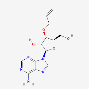 molecular formula C13H17N5O4 B8122670 3'-O-Allyladenosine 