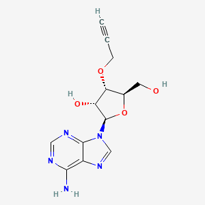 molecular formula C13H15N5O4 B8122680 3'-O-Propargyladenosine 