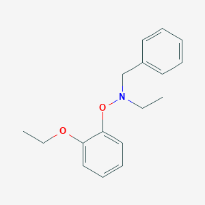 molecular formula C17H21NO2 B8122700 N-benzyl-N-(2-ethoxyphenoxy)ethanamine 