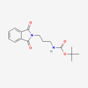 molecular formula C16H20N2O4 B8122736 tert-butyl N-[3-(1,3-dioxoisoindol-2-yl)propyl]carbamate 