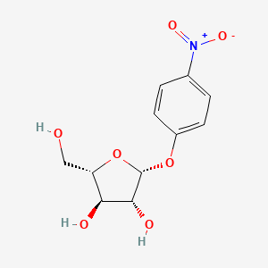 molecular formula C11H13NO7 B8122737 4-Nitrophenyl b-L-arabinofuranoside 