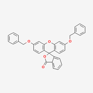molecular formula C34H24O5 B8122802 O,O'-Fluorecein dibenzyl ether 