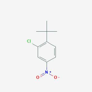 molecular formula C10H12ClNO2 B8122873 1-tert-Butyl-2-chloro-4-nitrobenzene CAS No. 52756-38-4