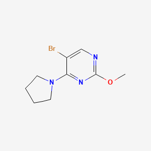 5-BRomo-2-methoxy-4-(pyrrolidin-1-yl)pyrimidine