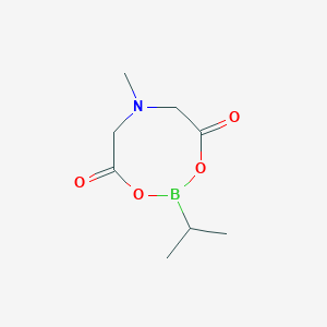 molecular formula C8H14BNO4 B8123161 2-Isopropyl-6-methyl-1,3,6,2-dioxazaborocane-4,8-dione 