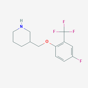 3-(4-Fluoro-2-trifluoromethyl-phenoxymethyl)-piperidine