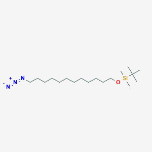 molecular formula C18H39N3OSi B8123414 (12-Azidododecyloxy)-tert-butyldimethylsilane 