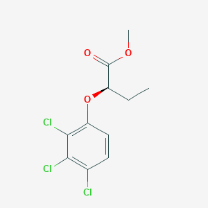 molecular formula C11H11Cl3O3 B8123417 Methyl (R)-2-(2,3,4-trichlorophenoxy)butanoate 