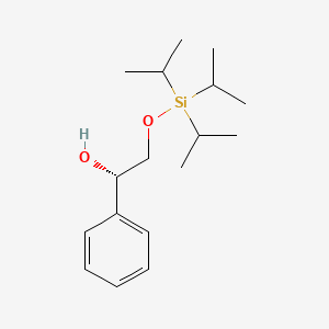 molecular formula C17H30O2Si B8123443 (S)-1-Phenyl-2-((triisopropylsilyl)oxy)ethanol 
