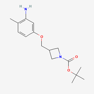 3-(3-Amino-4-methylphenoxymethyl)-azetidine-1-carboxylic acid tert-butyl ester