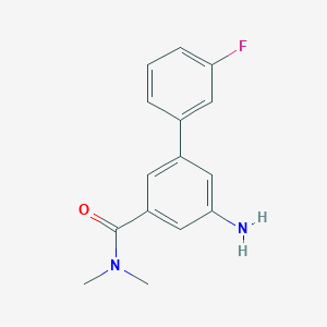 5-Amino-3'-fluorobiphenyl-3-carboxylic acid dimethylamide
