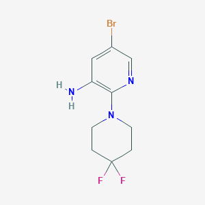 5'-Bromo-4,4-difluoro-3,4,5,6-tetrahydro-2H-[1,2']bipyridinyl-3'-ylamine