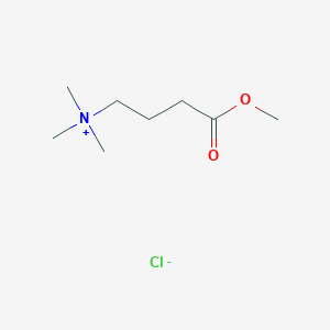 molecular formula C8H18ClNO2 B081236 Carpronium chloride CAS No. 13254-33-6