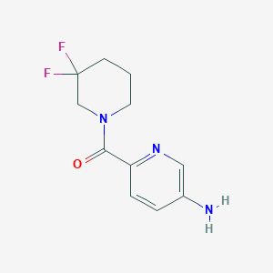 (5-Amino-pyridin-2-yl)-(3,3-difluoro-piperidin-1-yl)-methanone