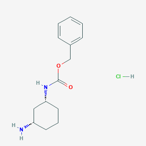 cis-(3-Amino-cyclohexyl)-carbamic acid benzyl ester; hydrochloride