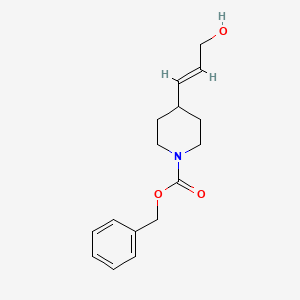 trans 4-(3-Hydroxy-propenyl)-piperidine-1-carboxylic acid benzyl ester