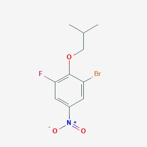 1-Bromo-3-fluoro-2-isobutoxy-5-nitro-benzene