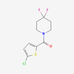 (5-Chlorothiophen-2-yl)-(4,4-difluoropiperidin-1-yl)-methanone
