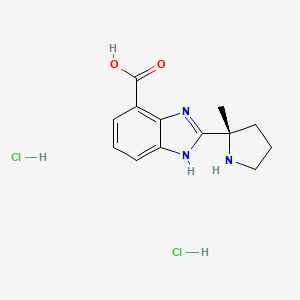 (S)-2-(2-Methyl-2-pyrrolidinyl)-1H-benzimidazole-4-carboxylic Acid Dihydrochloride