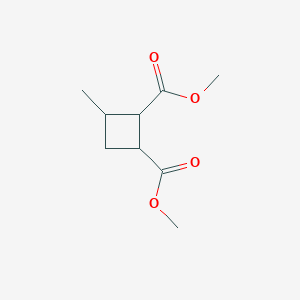 molecular formula C9H14O4 B081239 Dimethyl 3-methylcyclobutane-1,2-dicarboxylate CAS No. 14132-19-5