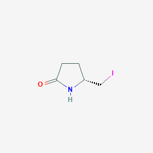 molecular formula C5H8INO B8123995 (R)-5-(iodomethyl)pyrrolidin-2-one 