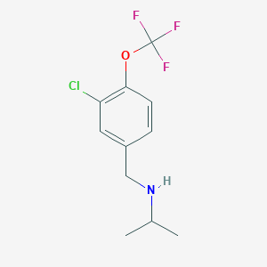 (3-Chloro-4-trifluoromethoxy-benzyl)-isopropyl-amine