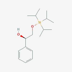 molecular formula C17H30O2Si B8124099 (R)-1-phenyl-2-((triisopropylsilyl)oxy)ethanol 