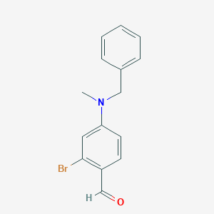 4-(Benzyl(methyl)amino)-2-bromobenzaldehyde