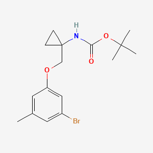 [1-(3-Bromo-5-methyl-phenoxymethyl)-cyclopropyl]-carbamic acid tert-butyl ester