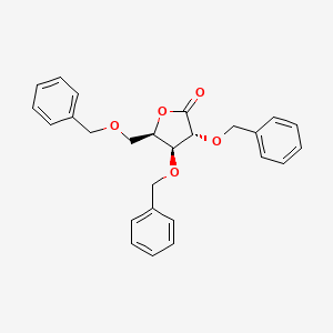 (3R,4S,5R)-3,4-Bis(benzyloxy)-5-((benzyloxy)methyl)dihydrofuran-2(3H)-one