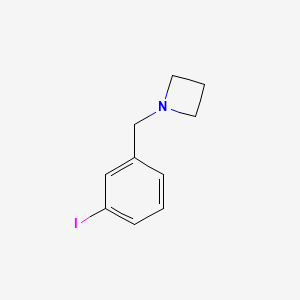 1-[(3-Iodophenyl)methyl]azetidine