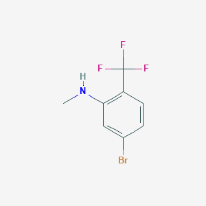 5-bromo-N-methyl-2-(trifluoromethyl)aniline