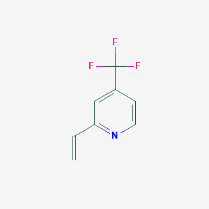 molecular formula C8H6F3N B8124414 4-(Trifluoromethyl)-2-vinylpyridine 