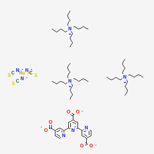 molecular formula C69H116N9O6RuS3 B8124456 CID 117065422 