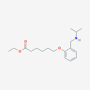 Ethyl 6-(2-((isopropylamino)methyl)phenoxy)hexanoate