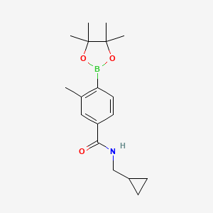 N-Cyclopropylmethyl-3-methyl-4-(4,4,5,5-tetramethyl-[1,3,2]dioxaborolan-2-yl)-benzamide