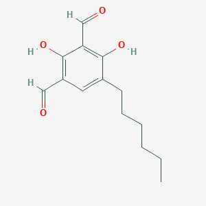 5-Hexyl-2,4-dihydroxyisophthalaldehyde