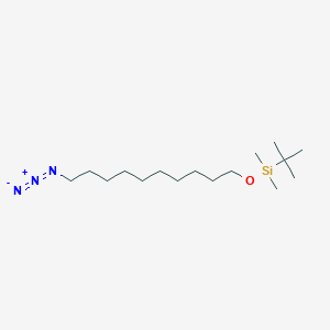 molecular formula C16H35N3OSi B8124934 (10-Azidodecyloxy)-tert-butyldimethylsilane 