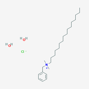 molecular formula C25H50ClNO2 B8124972 N-Benzyl-N,N-dimethylhexadecan-1-aminium chloride dihydrate 