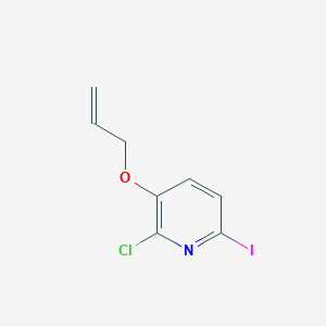 molecular formula C8H7ClINO B8125048 3-Allyloxy-2-chloro-6-iodopyridine 