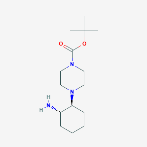 tert-butyl 4-[(1S,2S)-2-aminocyclohexyl]piperazine-1-carboxylate