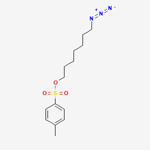 molecular formula C14H21N3O3S B8125098 Toluene-4-sulfonic acid 7-azidoheptyl ester 