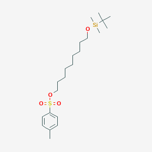 molecular formula C22H40O4SSi B8125191 9-((tert-Butyldimethylsilyl)oxy)nonyl 4-methylbenzenesulfonate 