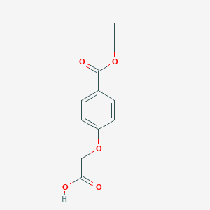 molecular formula C13H16O5 B8125261 4-Carboxymethoxy-benzoic acid tert-butyl ester 