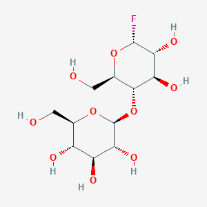 molecular formula C12H21FO10 B8125265 alpha-Cellobiosyl fluoride 