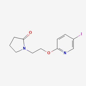 1-(2-((5-Iodopyridin-2-yl)oxy)ethyl)pyrrolidin-2-one